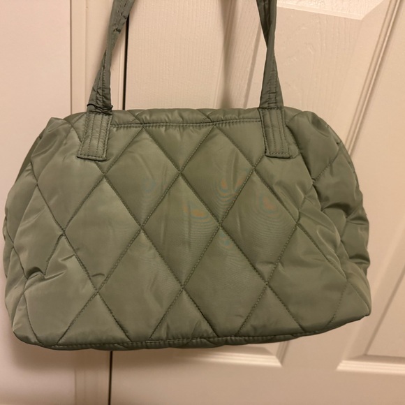 Vera Bradley Slouchy satchel olive green - Picture 5 of 9